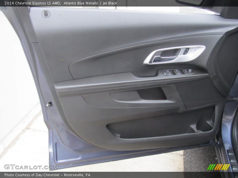 Atlantis Blue Metallic / Jet Black 2014 Chevrolet Equinox LS AWD