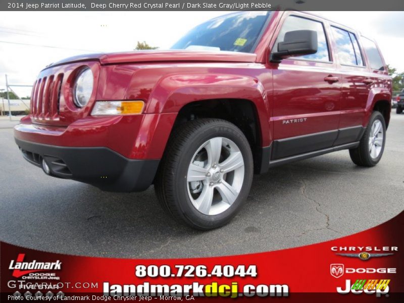 Deep Cherry Red Crystal Pearl / Dark Slate Gray/Light Pebble 2014 Jeep Patriot Latitude