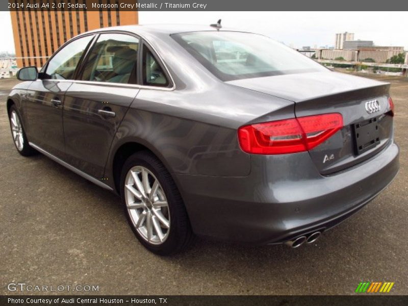 Monsoon Grey Metallic / Titanium Grey 2014 Audi A4 2.0T Sedan