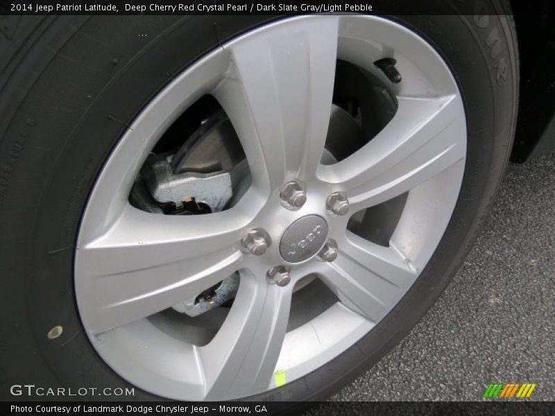 Deep Cherry Red Crystal Pearl / Dark Slate Gray/Light Pebble 2014 Jeep Patriot Latitude