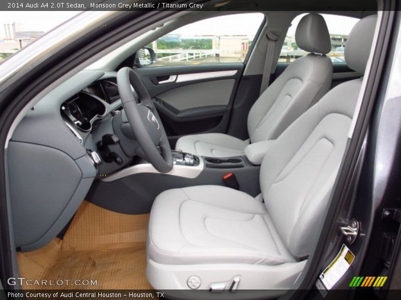 Monsoon Grey Metallic / Titanium Grey 2014 Audi A4 2.0T Sedan