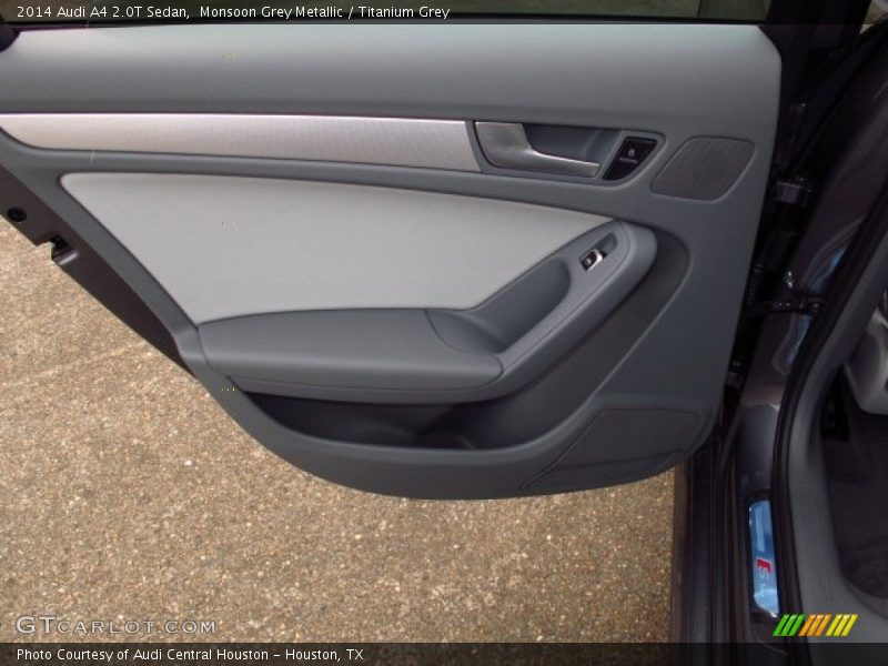 Monsoon Grey Metallic / Titanium Grey 2014 Audi A4 2.0T Sedan
