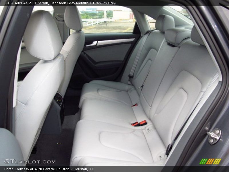 Monsoon Grey Metallic / Titanium Grey 2014 Audi A4 2.0T Sedan