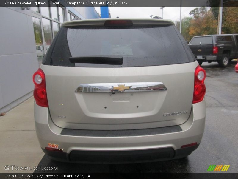 Champagne Silver Metallic / Jet Black 2014 Chevrolet Equinox LT AWD