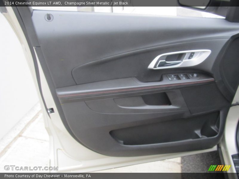 Champagne Silver Metallic / Jet Black 2014 Chevrolet Equinox LT AWD