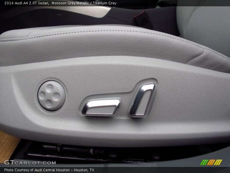 Monsoon Grey Metallic / Titanium Grey 2014 Audi A4 2.0T Sedan