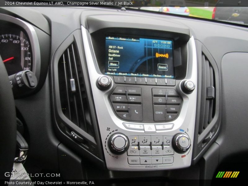 Champagne Silver Metallic / Jet Black 2014 Chevrolet Equinox LT AWD