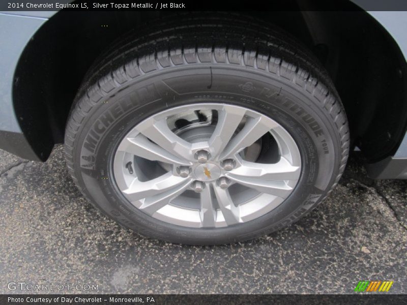 Silver Topaz Metallic / Jet Black 2014 Chevrolet Equinox LS