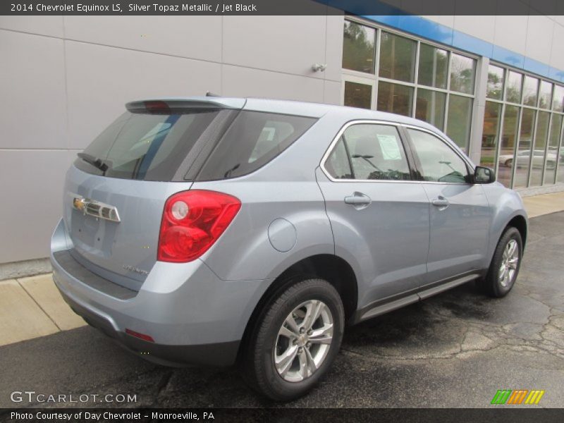 Silver Topaz Metallic / Jet Black 2014 Chevrolet Equinox LS