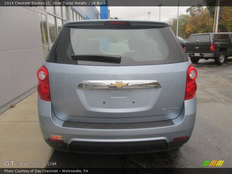 Silver Topaz Metallic / Jet Black 2014 Chevrolet Equinox LS