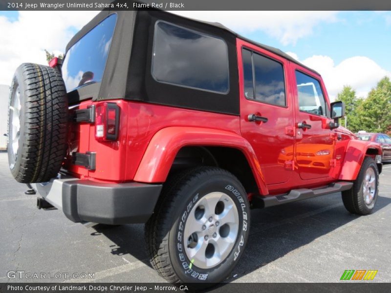  2014 Wrangler Unlimited Sahara 4x4 Flame Red