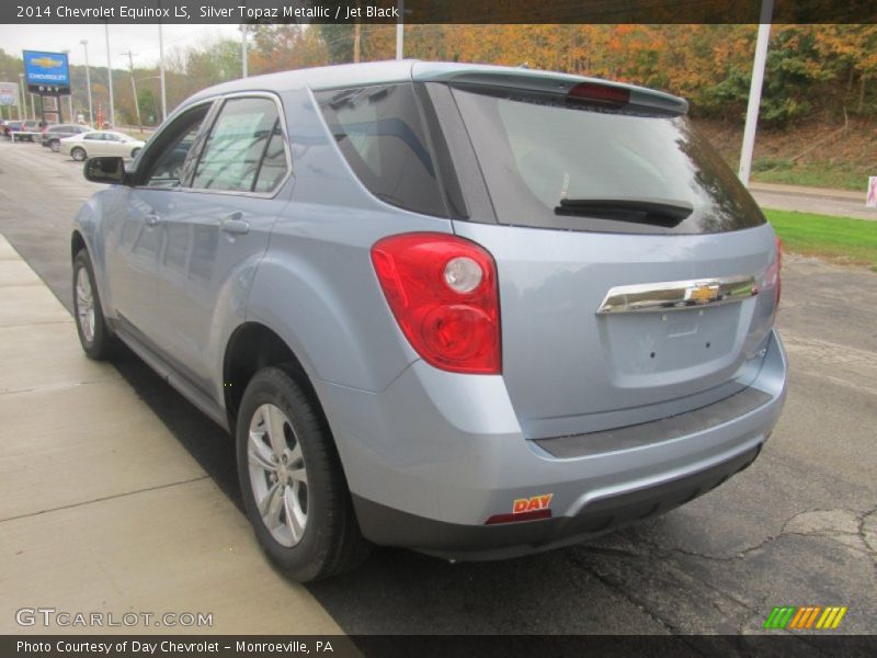 Silver Topaz Metallic / Jet Black 2014 Chevrolet Equinox LS