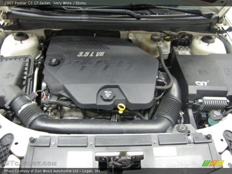 Ivory White / Ebony 2007 Pontiac G6 GT Sedan