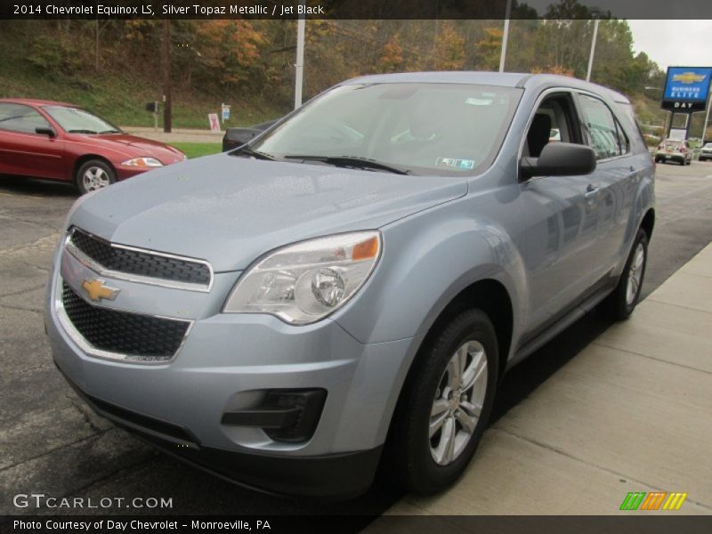 Silver Topaz Metallic / Jet Black 2014 Chevrolet Equinox LS
