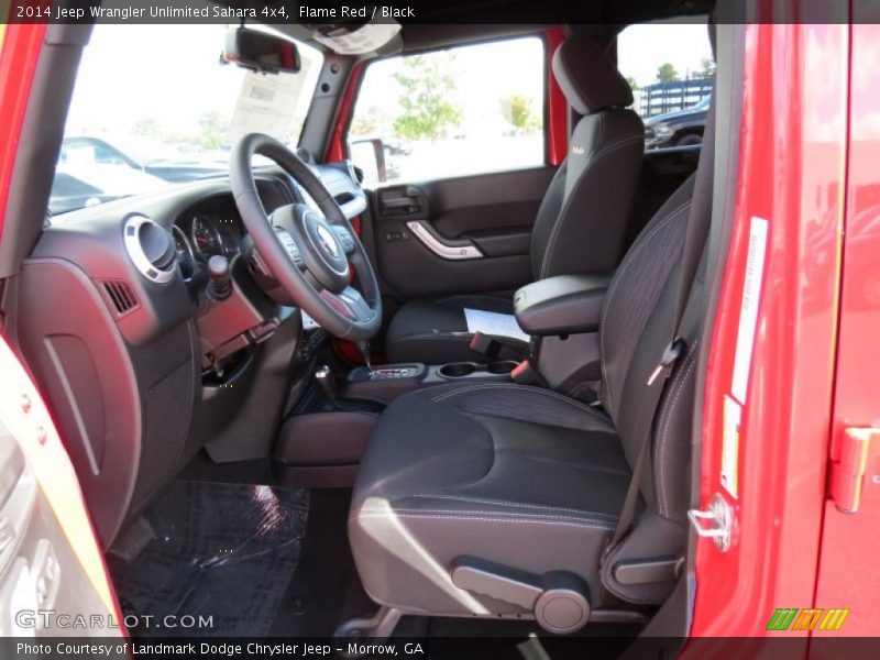 Flame Red / Black 2014 Jeep Wrangler Unlimited Sahara 4x4