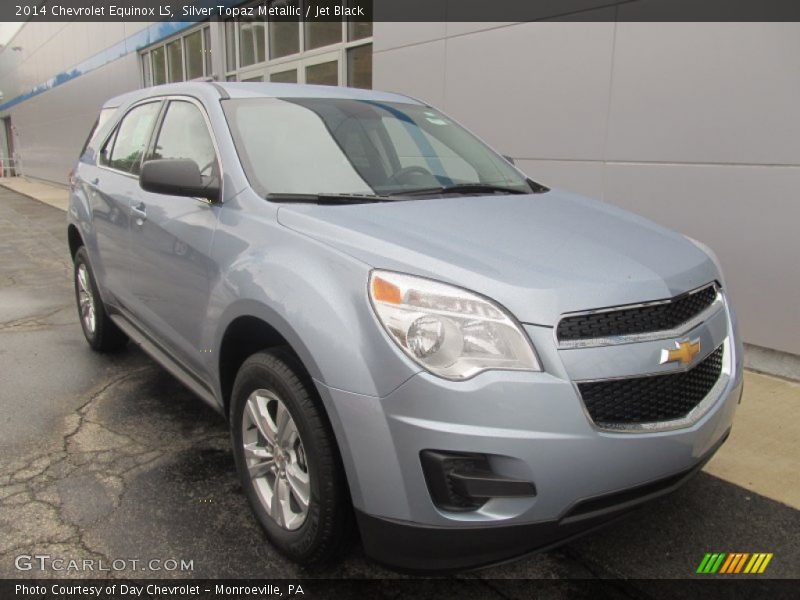 Silver Topaz Metallic / Jet Black 2014 Chevrolet Equinox LS