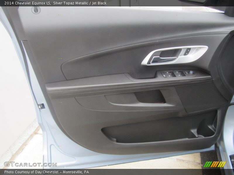 Silver Topaz Metallic / Jet Black 2014 Chevrolet Equinox LS