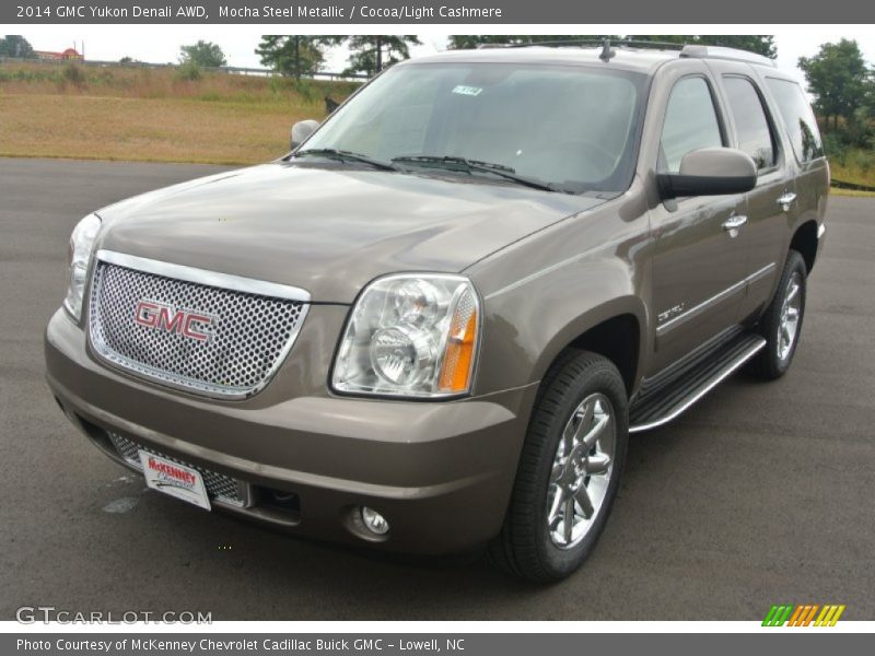 Mocha Steel Metallic / Cocoa/Light Cashmere 2014 GMC Yukon Denali AWD