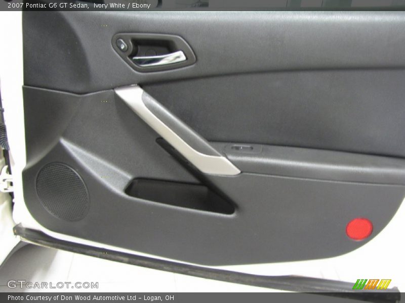 Ivory White / Ebony 2007 Pontiac G6 GT Sedan