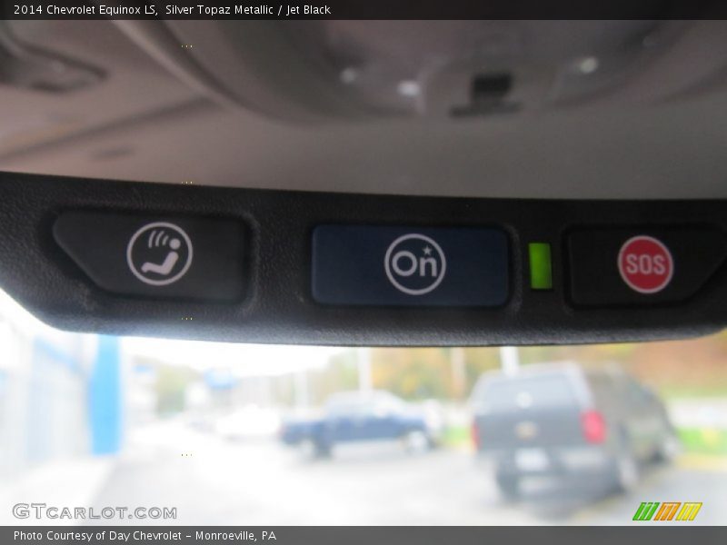 Silver Topaz Metallic / Jet Black 2014 Chevrolet Equinox LS