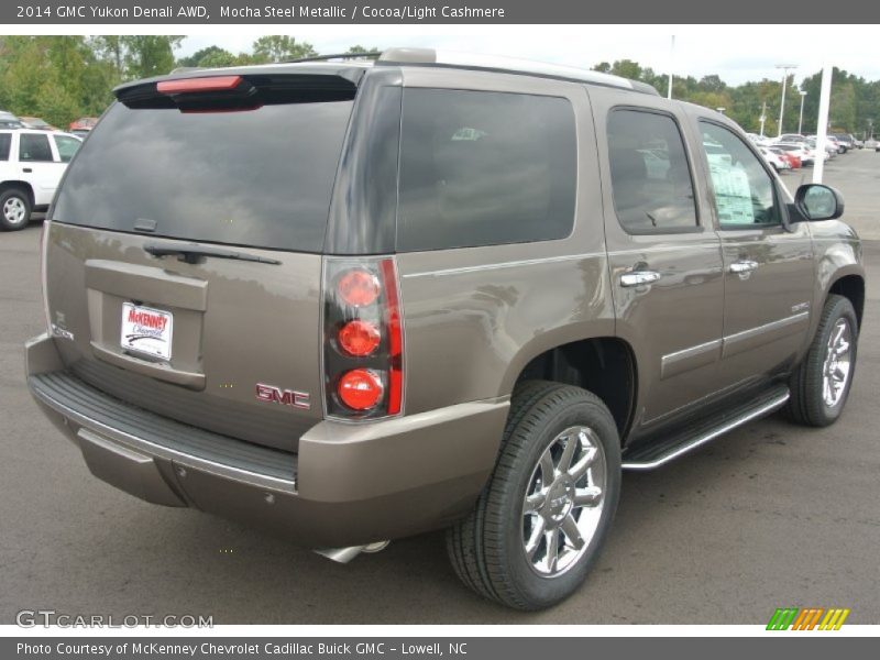 Mocha Steel Metallic / Cocoa/Light Cashmere 2014 GMC Yukon Denali AWD