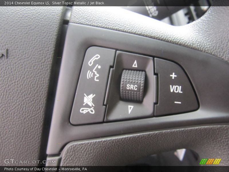 Silver Topaz Metallic / Jet Black 2014 Chevrolet Equinox LS