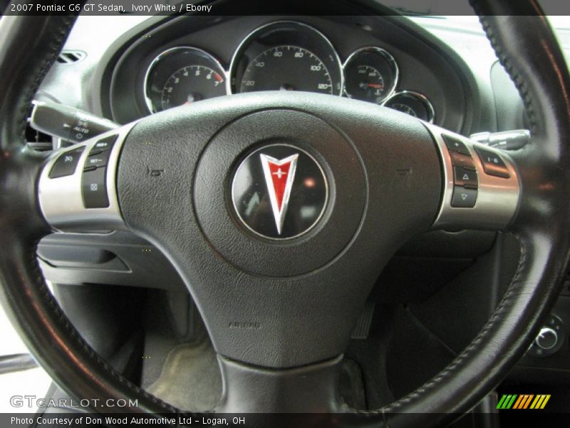 Ivory White / Ebony 2007 Pontiac G6 GT Sedan