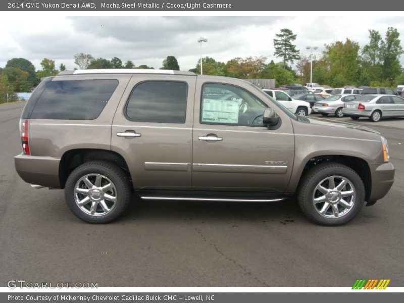 Mocha Steel Metallic / Cocoa/Light Cashmere 2014 GMC Yukon Denali AWD