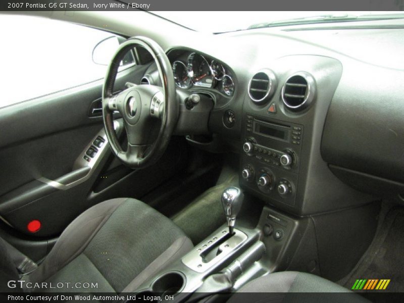 Ivory White / Ebony 2007 Pontiac G6 GT Sedan