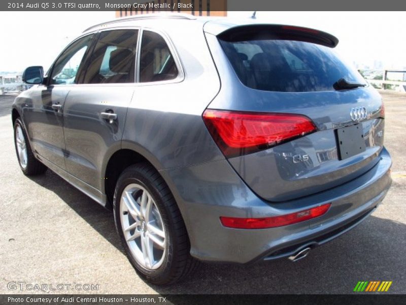 Monsoon Gray Metallic / Black 2014 Audi Q5 3.0 TFSI quattro