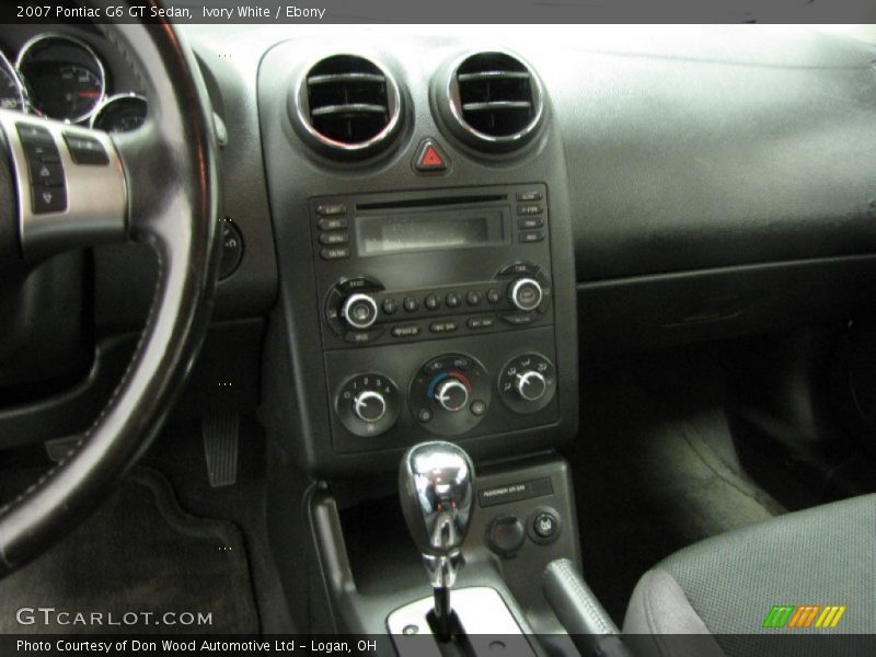 Ivory White / Ebony 2007 Pontiac G6 GT Sedan