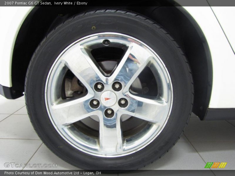 Ivory White / Ebony 2007 Pontiac G6 GT Sedan