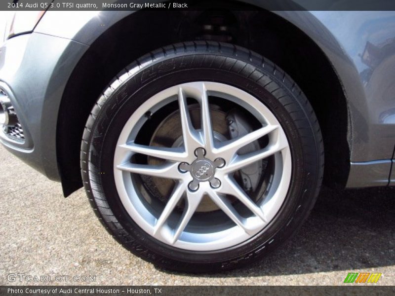 Monsoon Gray Metallic / Black 2014 Audi Q5 3.0 TFSI quattro