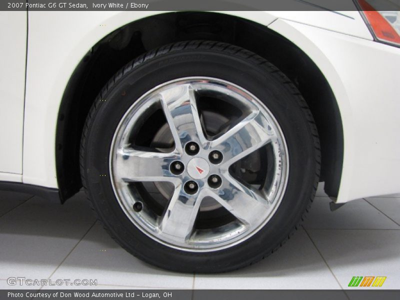 Ivory White / Ebony 2007 Pontiac G6 GT Sedan