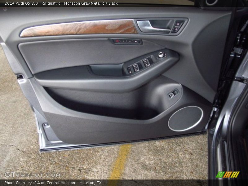 Monsoon Gray Metallic / Black 2014 Audi Q5 3.0 TFSI quattro