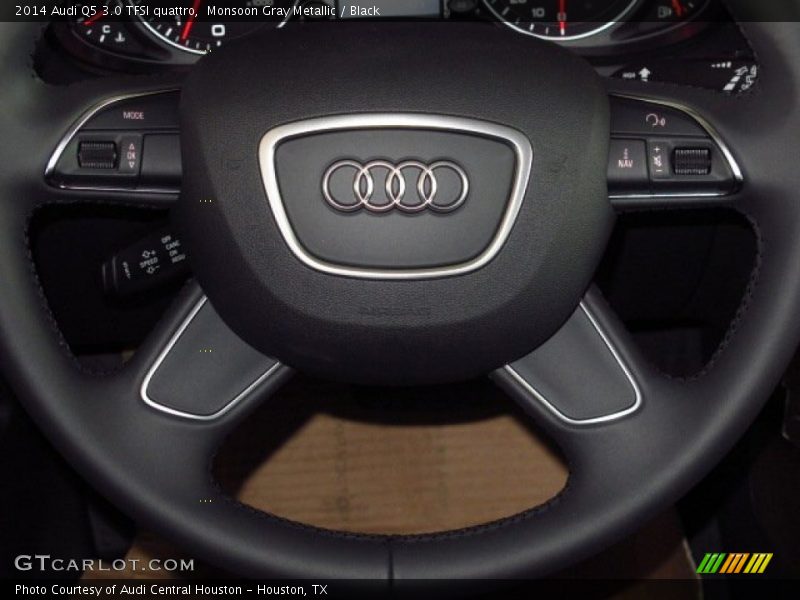 Monsoon Gray Metallic / Black 2014 Audi Q5 3.0 TFSI quattro