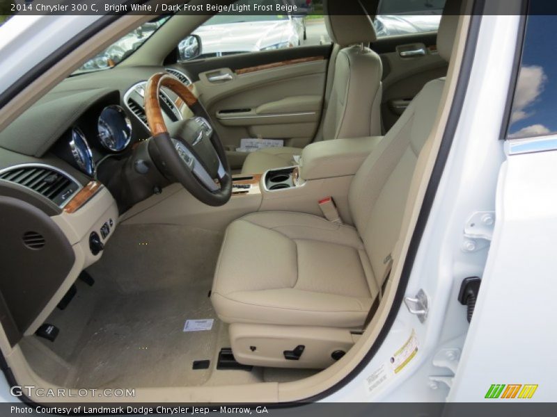 Bright White / Dark Frost Beige/Light Frost Beige 2014 Chrysler 300 C