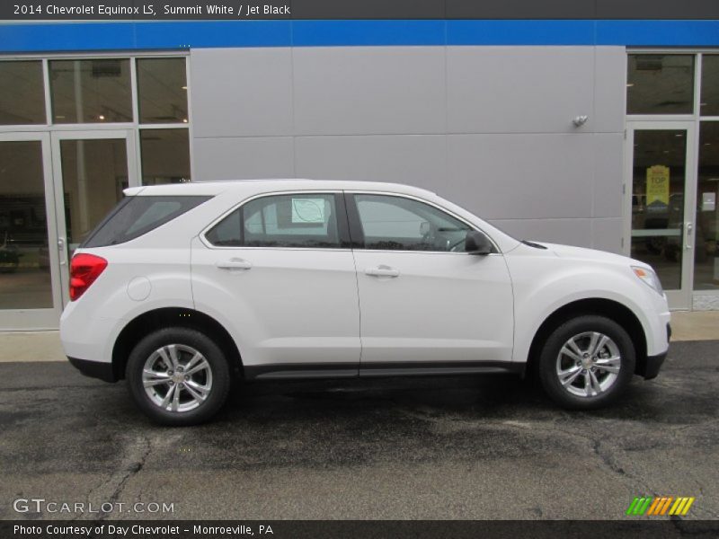 Summit White / Jet Black 2014 Chevrolet Equinox LS
