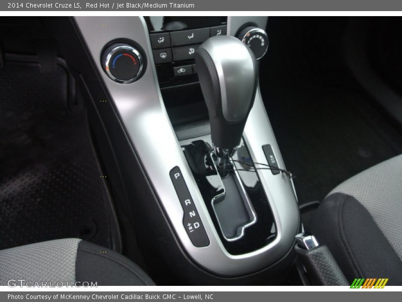 Red Hot / Jet Black/Medium Titanium 2014 Chevrolet Cruze LS
