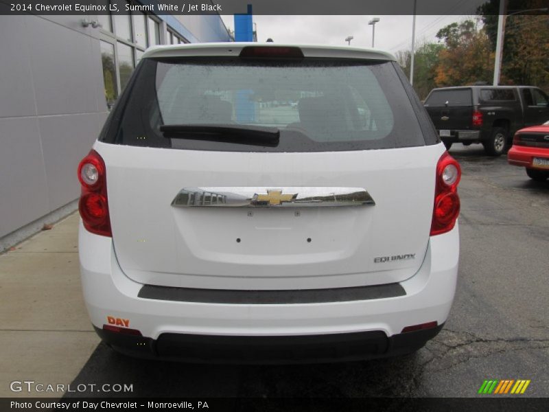 Summit White / Jet Black 2014 Chevrolet Equinox LS
