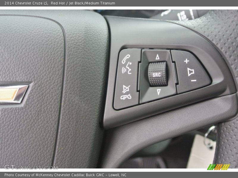 Red Hot / Jet Black/Medium Titanium 2014 Chevrolet Cruze LS