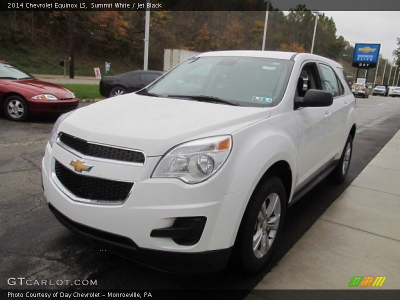 Summit White / Jet Black 2014 Chevrolet Equinox LS