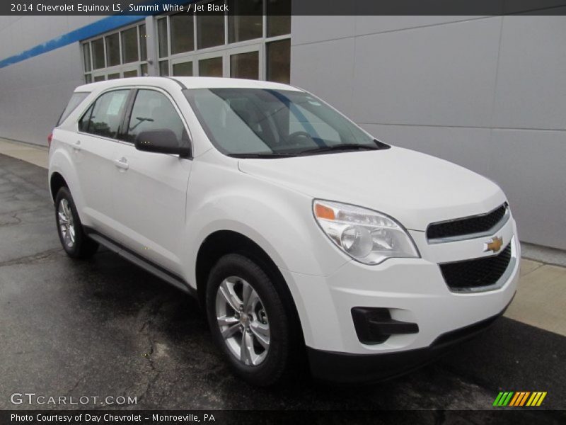 Summit White / Jet Black 2014 Chevrolet Equinox LS