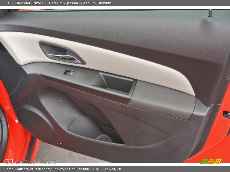 Red Hot / Jet Black/Medium Titanium 2014 Chevrolet Cruze LS