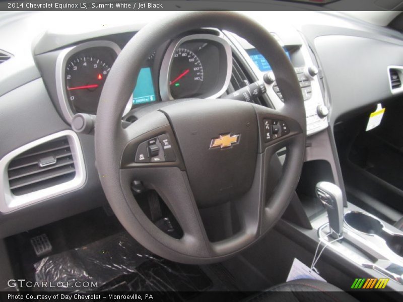 Summit White / Jet Black 2014 Chevrolet Equinox LS