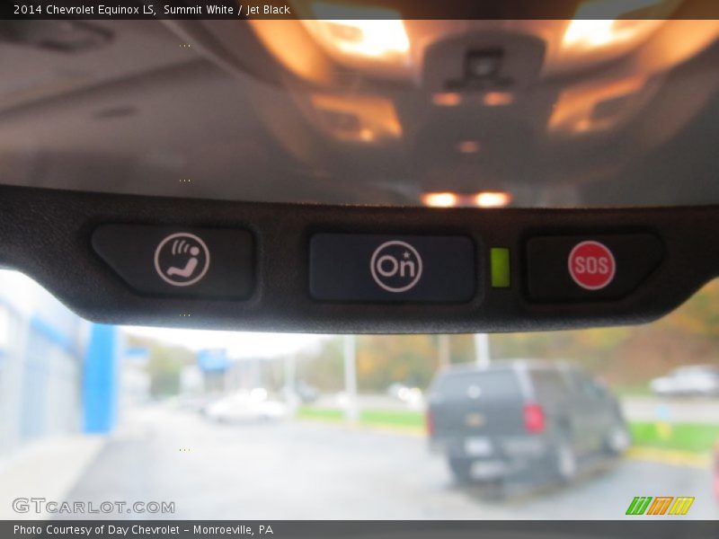 Summit White / Jet Black 2014 Chevrolet Equinox LS