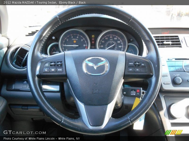 Ebony Black / Black 2012 Mazda MAZDA6 i Touring Sedan