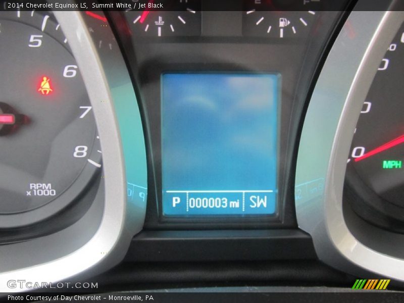 Summit White / Jet Black 2014 Chevrolet Equinox LS