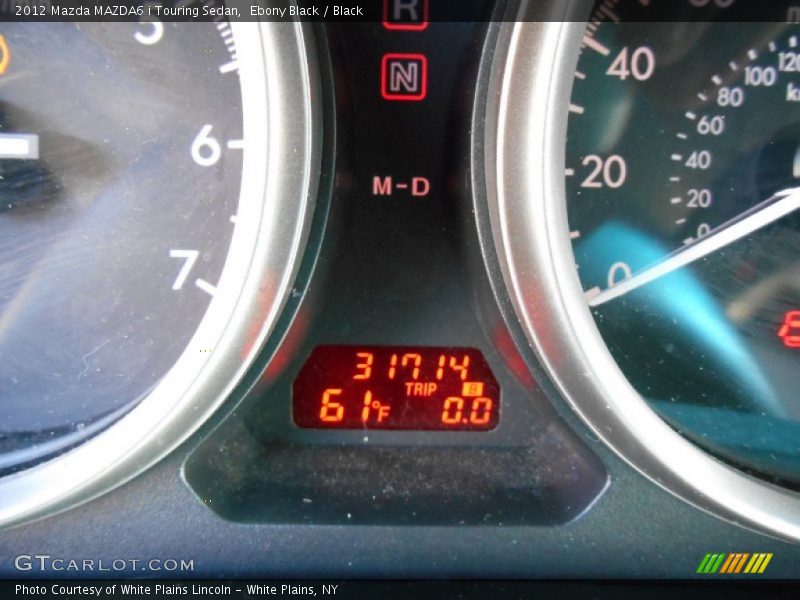 Ebony Black / Black 2012 Mazda MAZDA6 i Touring Sedan