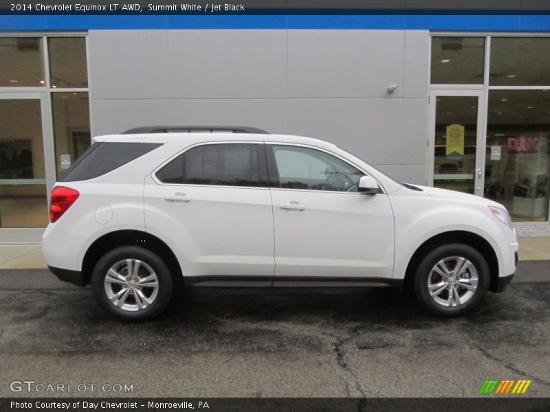 Summit White / Jet Black 2014 Chevrolet Equinox LT AWD